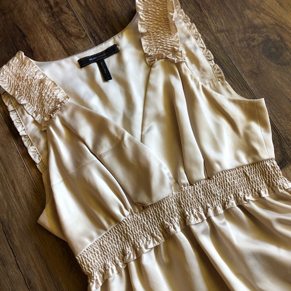 bcbgmaxazria Champagne sleeveless blouse size s BCBG - Picture 8 of 8